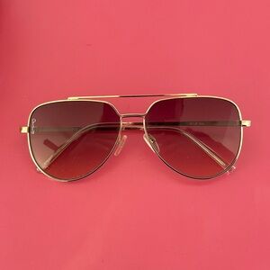 Otra Gold Aviator Sunglasses